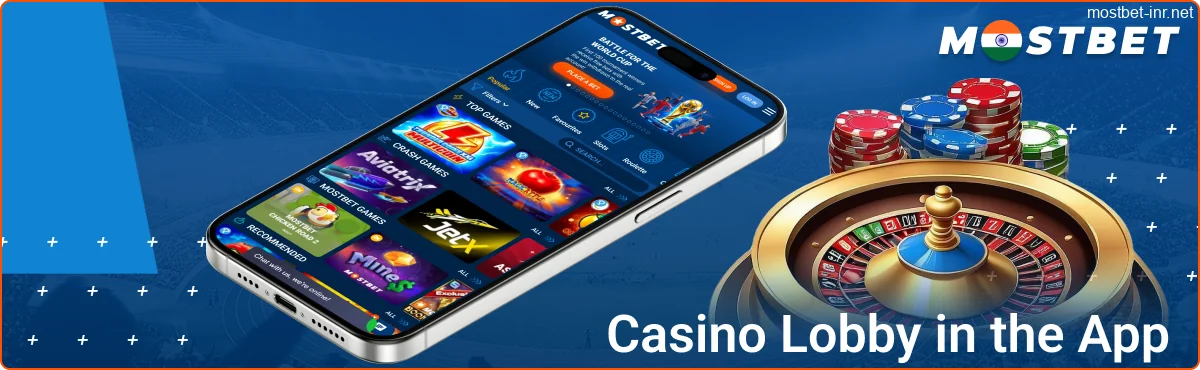 Casino for Indian Players in the Mostbet App