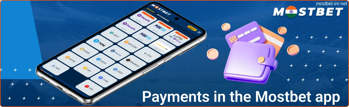 Banking in the Mostbet India App