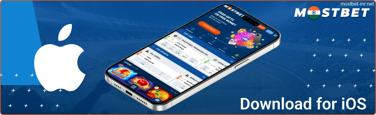 Download the Mostbet IN app for iOS