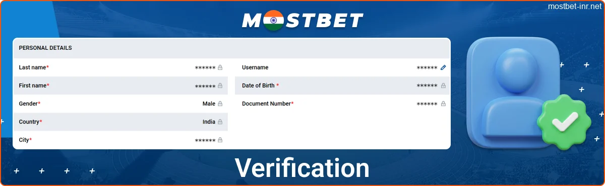 Verify your Mostbet India profile