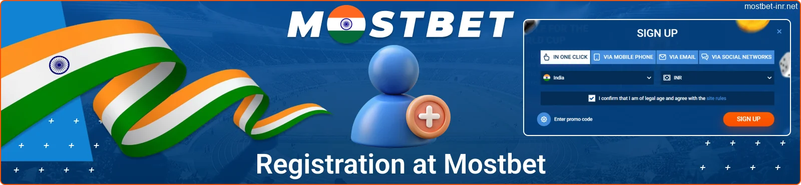 Registration at Mostbet India